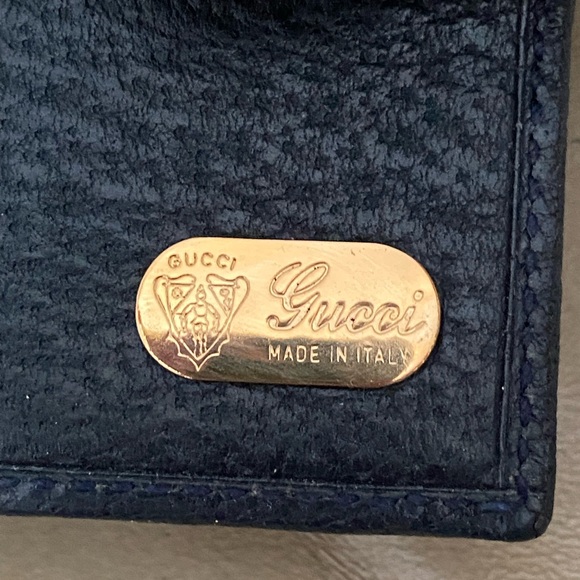 Vintage Gucci COA Men's Credit Card Wallet GG Supreme Ophidia Sherry Web Stripe - Picture 8 of 11